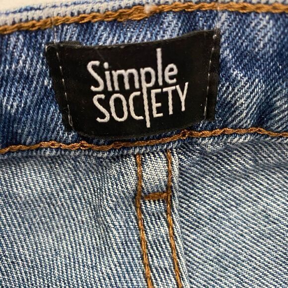 Simple Society Hip cut out high rise jeans, Size 1,                   RN# 155481 - Picture 3 of 5